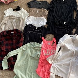Maternity top bundle!  14 total! Size small